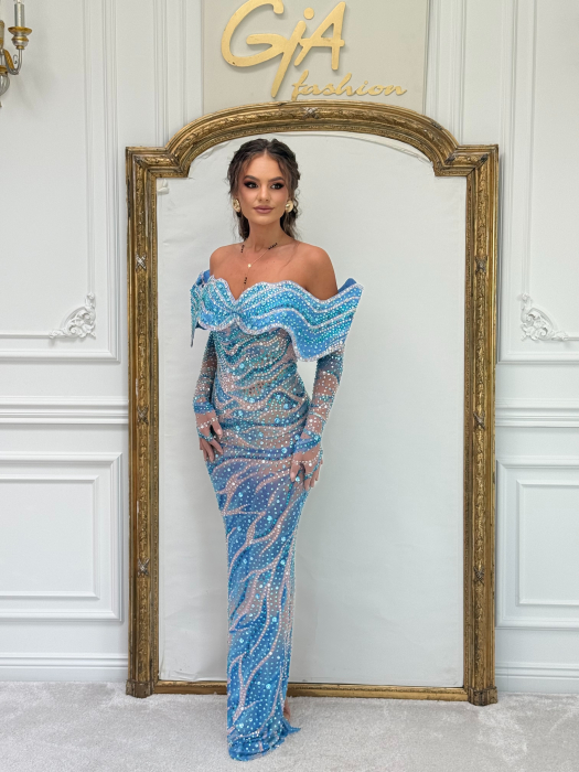 Rochie Rizzela Blue [5]