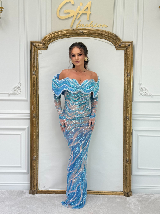 Rochie Rizzela Blue [3]