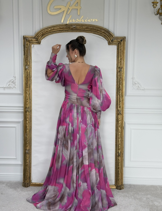 Rochie Rossia PINK GRAY [10]