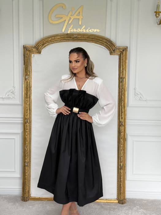 Rochie Sedissay BLACK AND WHITE [5]