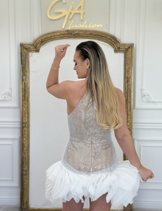Rochie Seplissa SILVER WHITE [4]