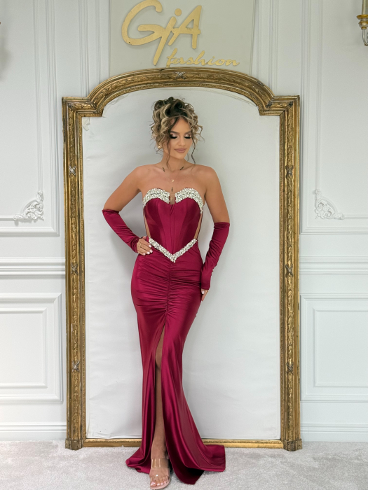 Rochie Sesella Bordo [8]
