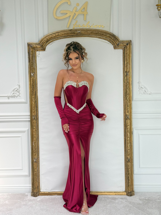 Rochie Sesella Bordo [4]