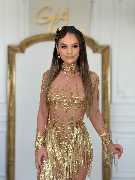 Rochie Sesillia Gold [2]