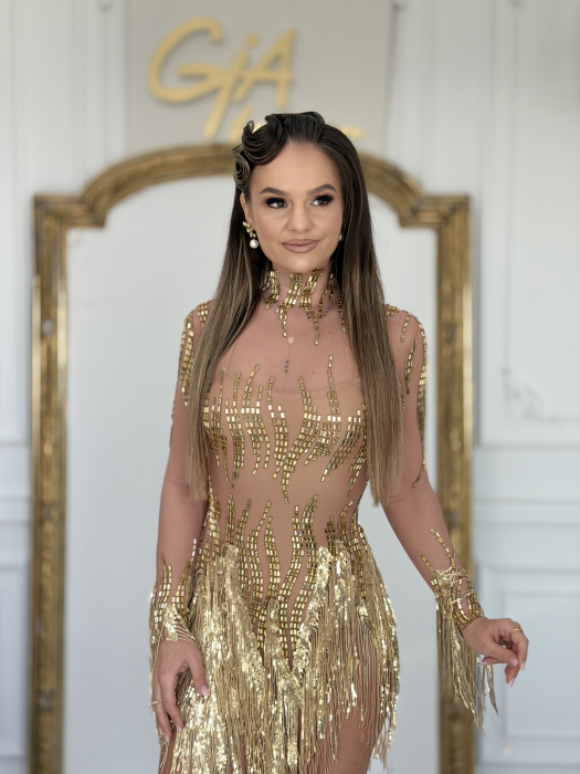 Rochie Sesillia Gold [4]