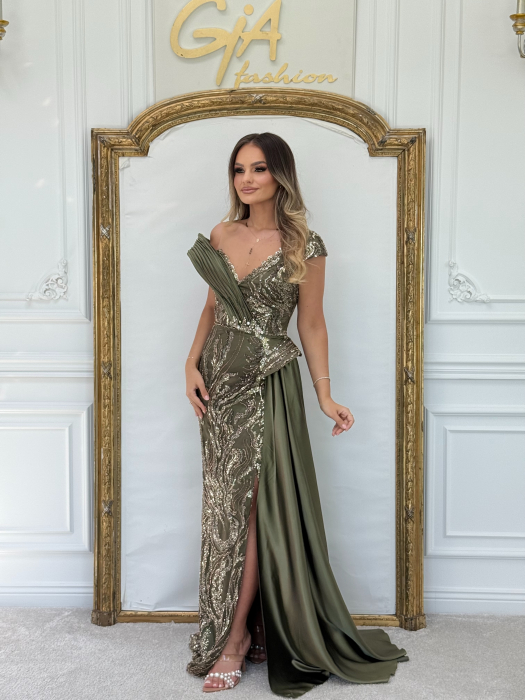 Rochie Sparkly green [6]