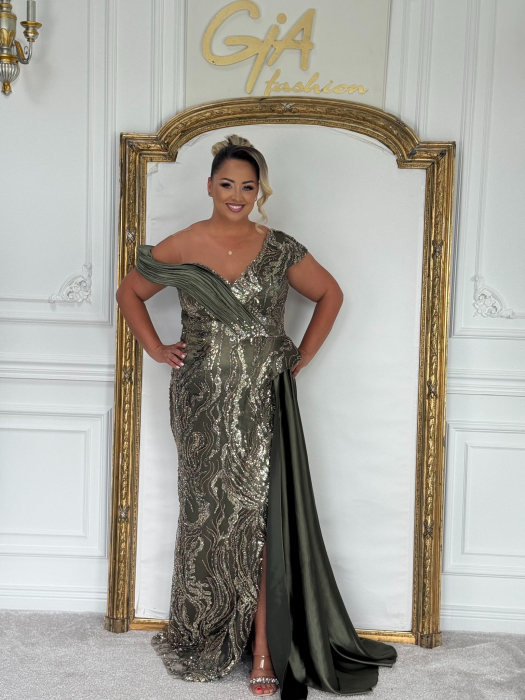 Rochie Sparkly green [10]