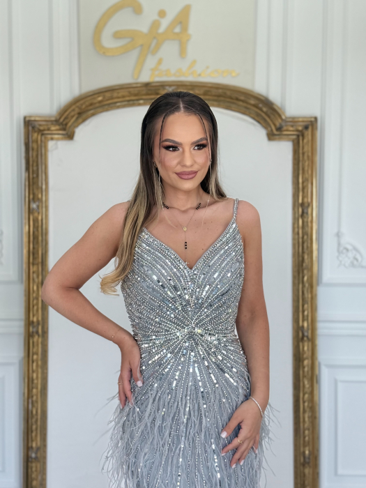 Rochie Special Sparklle Gray [2]