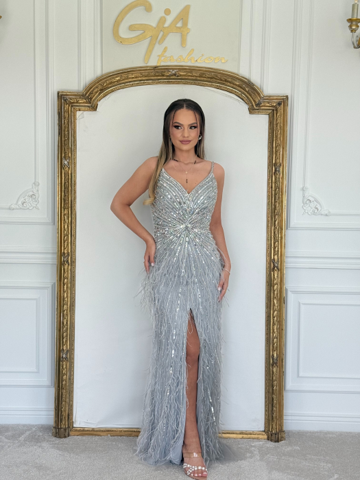 Rochie Special Sparklle Gray [4]