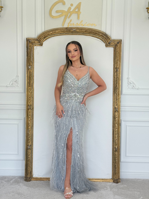Rochie Special Sparklle Gray [3]