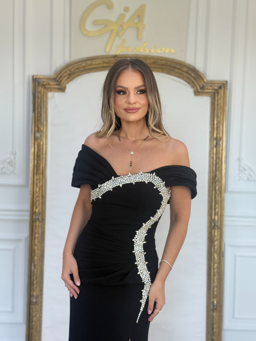 Rochie Starlight Black and Silver [2]