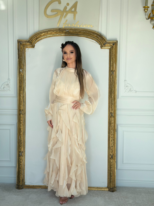 Rochie Tassa Beige [5]