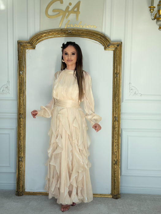 Rochie Tassa Beige [3]