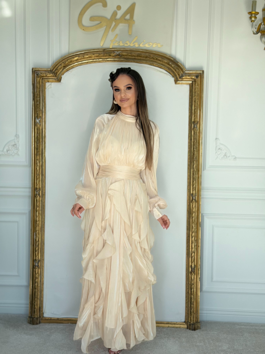 Rochie Tassa Beige [4]