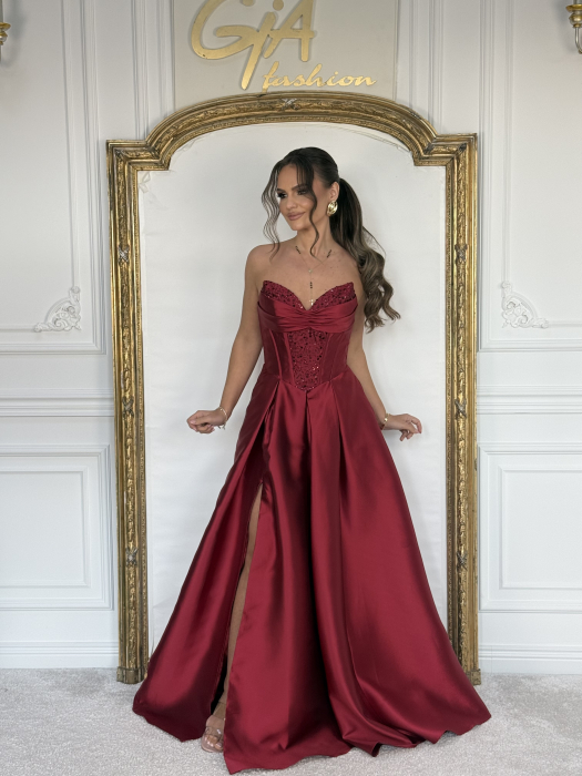 Rochie Tatenia Bordo [4]