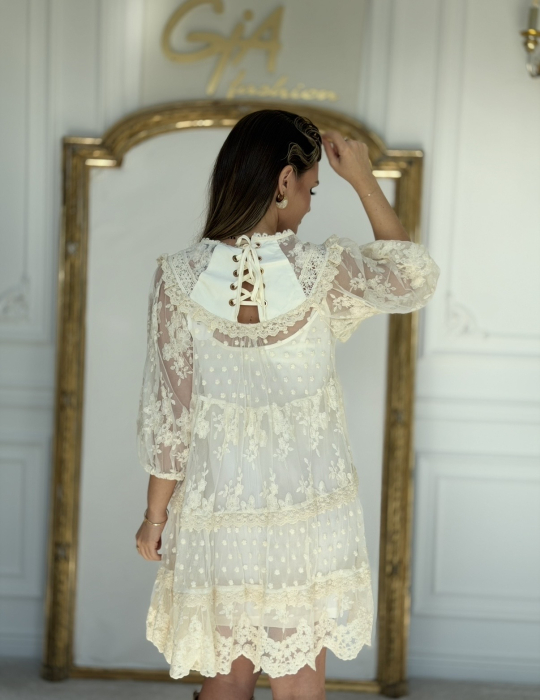 Rochie Tazama Beige [4]