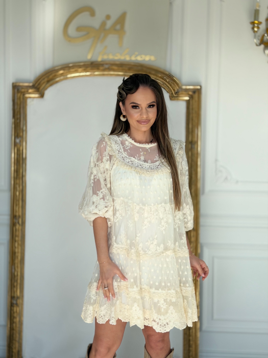 Rochie Tazama Beige [3]