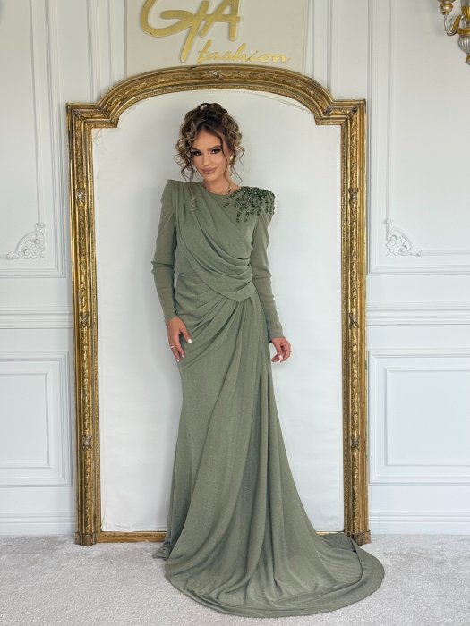 Rochie Tenessa Green [4]