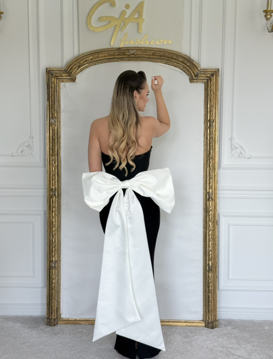 Rochie Tetissa BLACK WHITE [1]