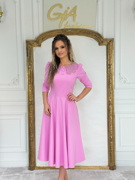 Rochie Tezellia Pink [5]