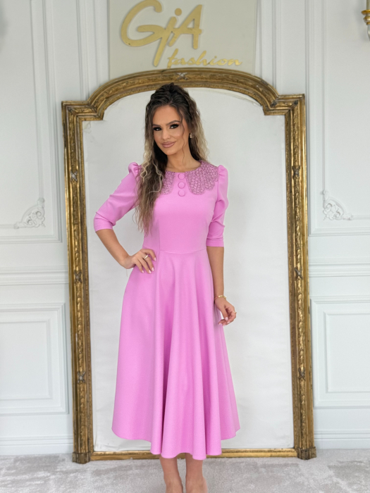 Rochie Tezellia Pink [6]