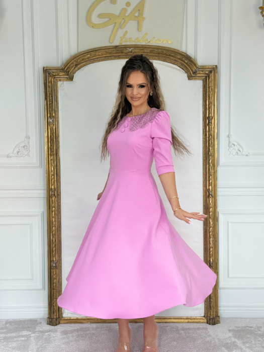 Rochie Tezellia Pink [4]