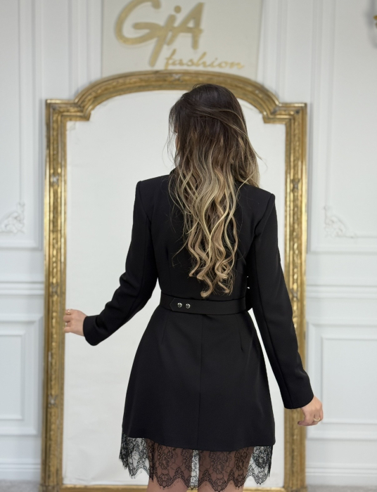 Rochie Tip Sacou Danissa Black [7]