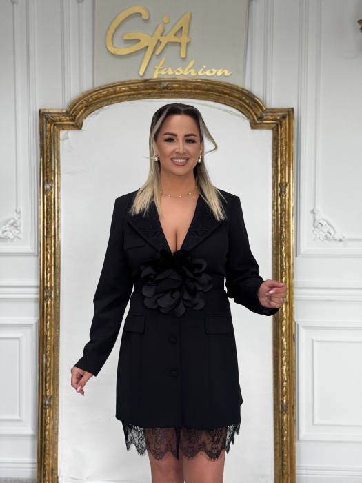 Rochie Tip Sacou Danissa Black [9]