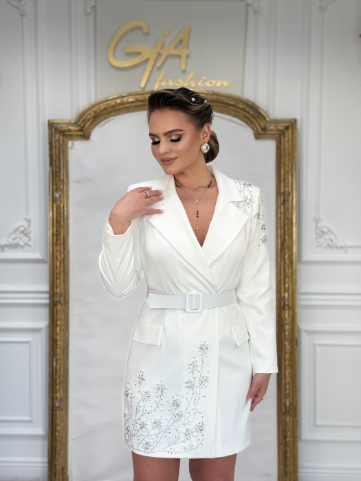 Rochie Tip Sacou Tiffan White [2]