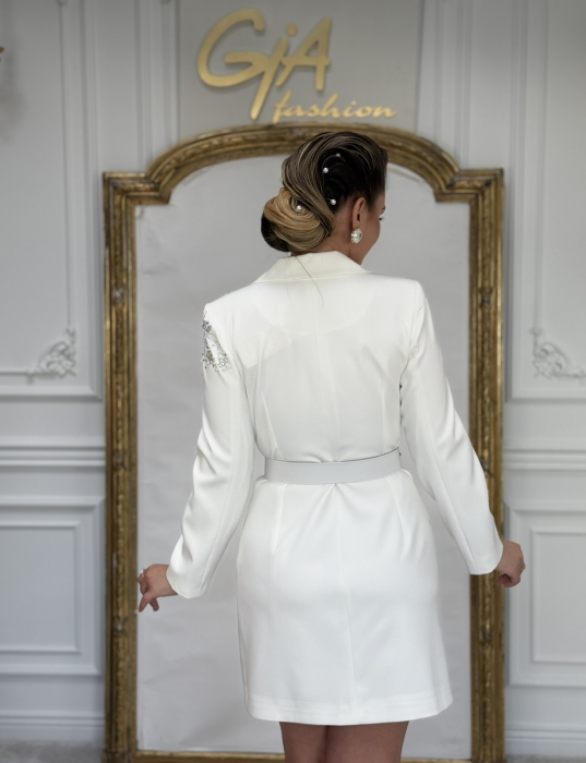 Rochie Tip Sacou Tiffan White [6]