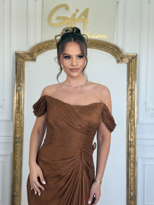 Rochie Tisesa Brown [5]
