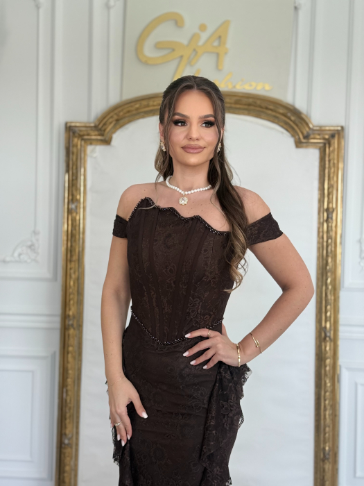 Rochie Vellesy Brown [2]