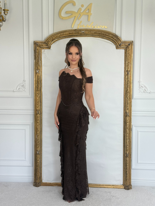 Rochie Vellesy Brown [7]