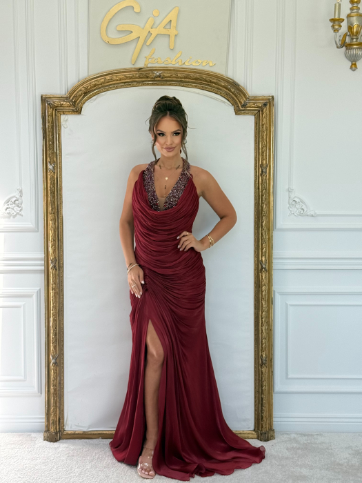 Rochie Verisy Bordo [3]