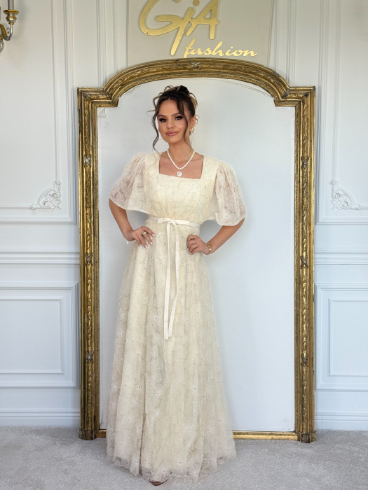 Rochie Vessisa Beige [5]