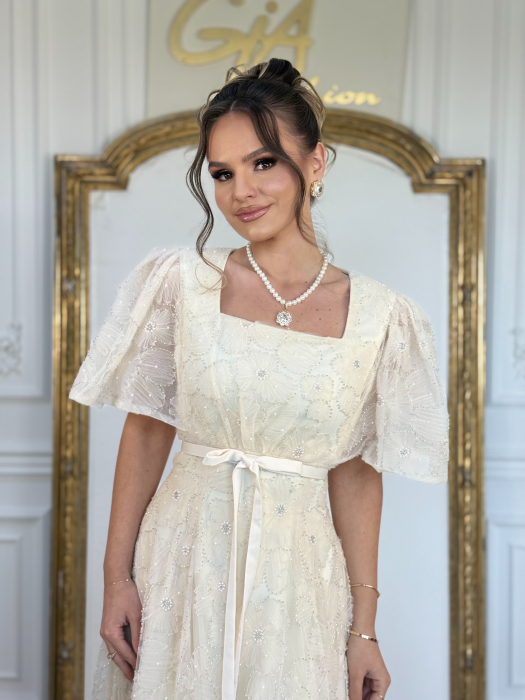 Rochie Vessisa Beige [2]