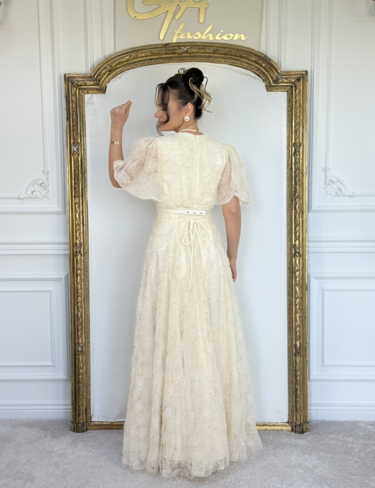 Rochie Vessisa Beige [8]