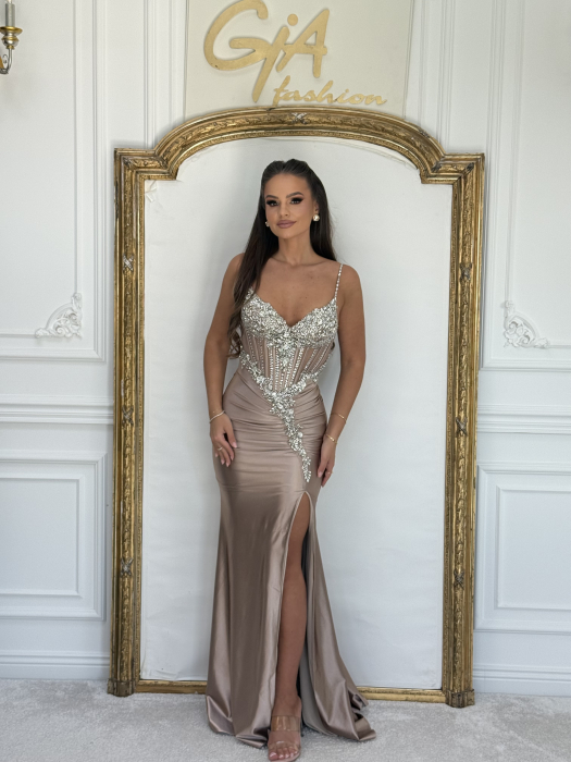 Rochie Vezellia Beige [3]