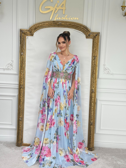 Rochie Zalely BLUE PINK [4]
