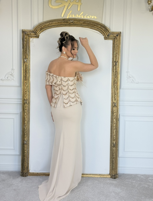 Rochie Zalley Beige [10]