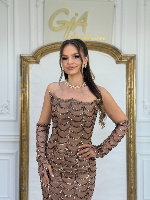 Rochie Zanella Brown [2]