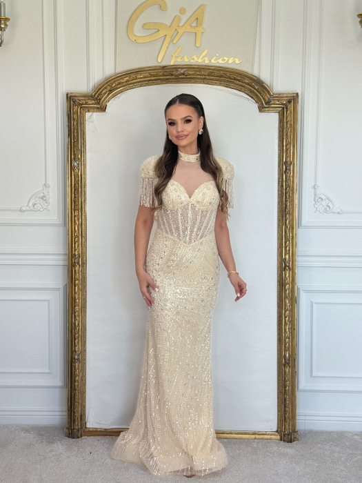 Rochie Zanella Crem [4]