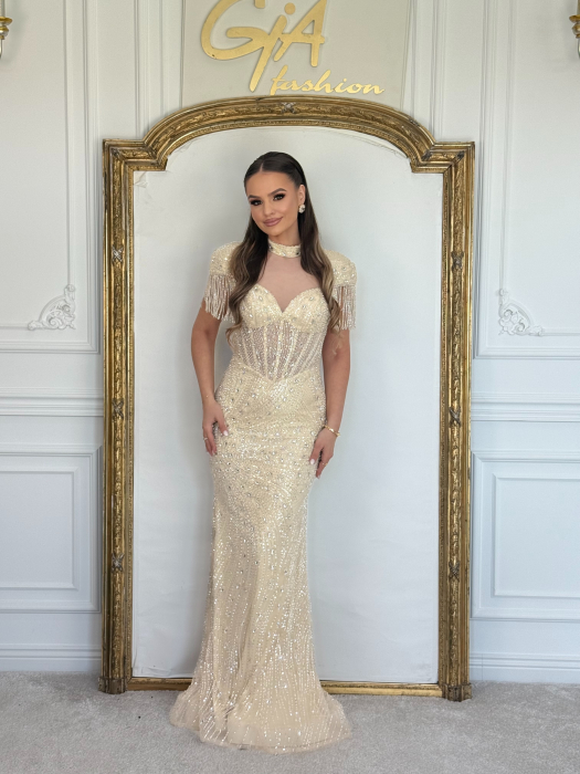 Rochie Zanella Crem [5]