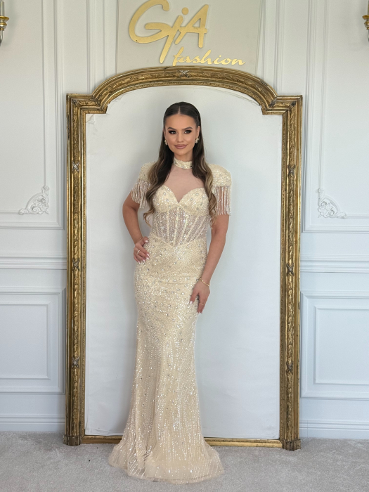 Rochie Zanella Crem [6]