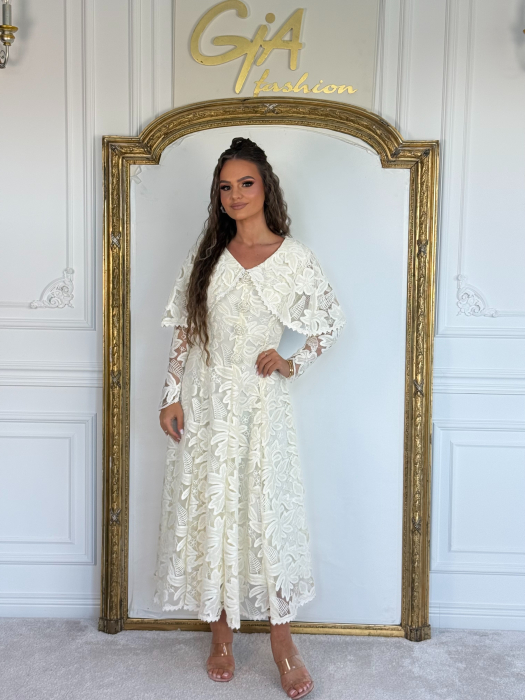Rochie Zella Crem [5]