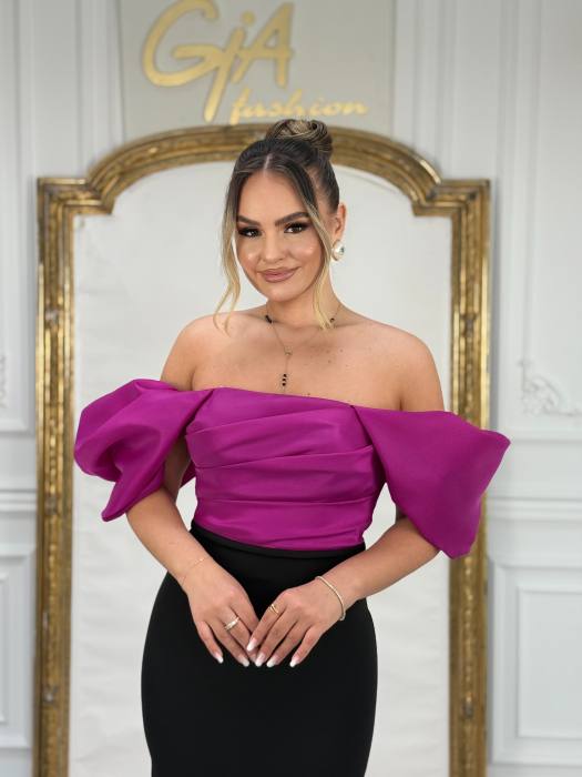Rochie Zelleay BLACK PURPLE [2]