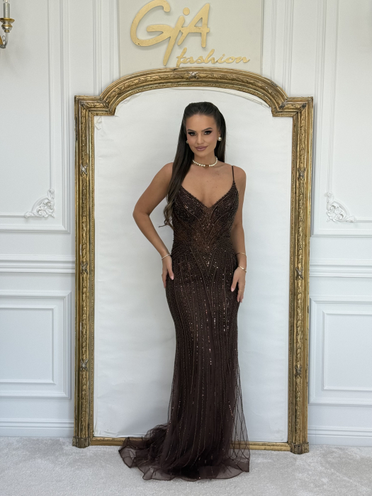 Rochie Zellina Brown [3]
