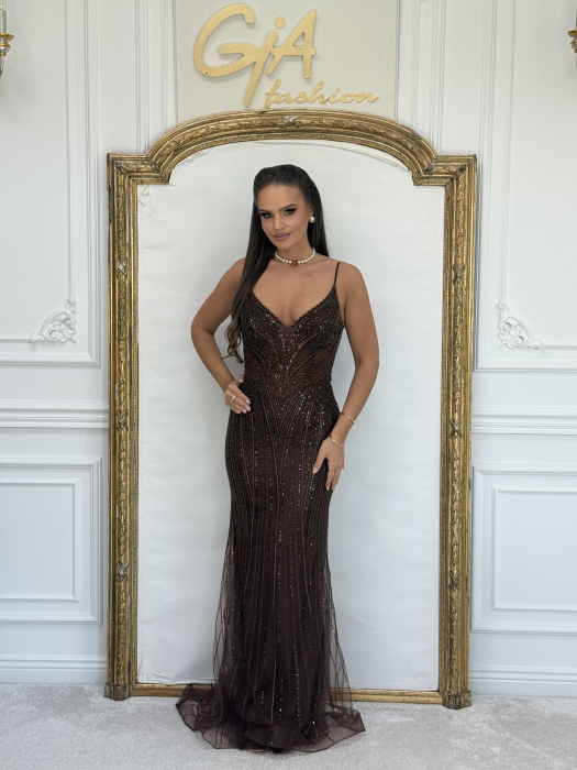 Rochie Zellina Brown [7]