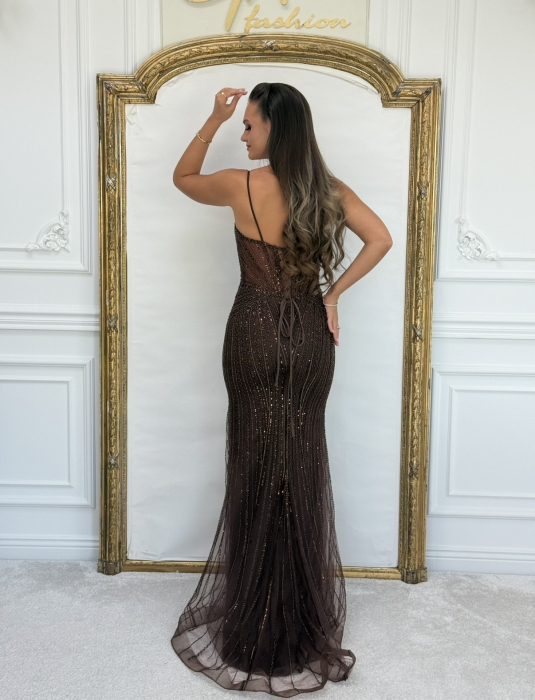 Rochie Zellina Brown [8]