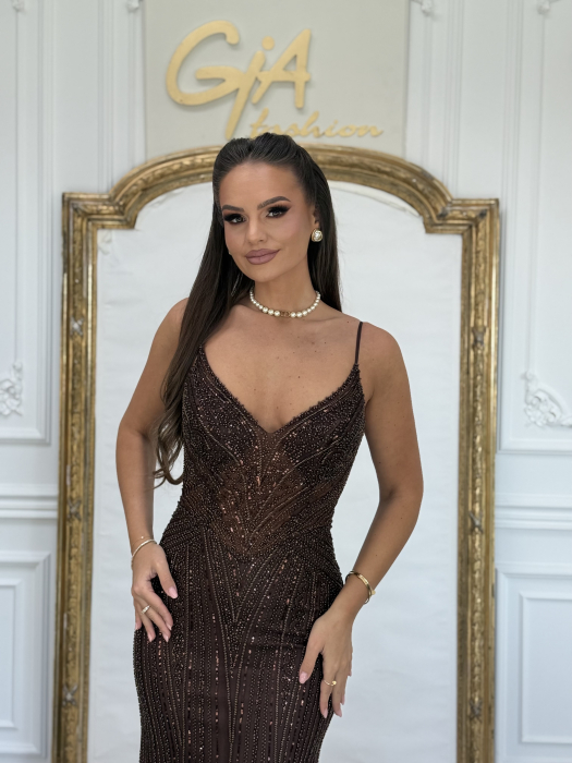 Rochie Zellina Brown [2]